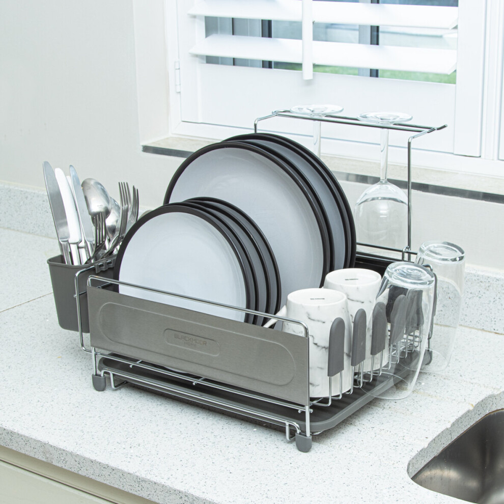 Blackmoor () Deluxe Stainless Steel Dish Drainers Grey/Silver