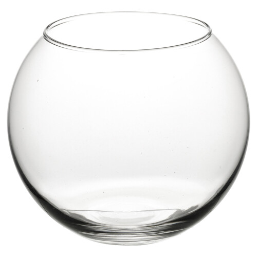 URBN Living (Large) Decorative Round Glass Flower Vase Fish Bowl 2