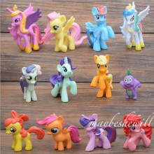 2" My Little Pony 12 pcs Action Figures Cake Toppers Set of Girl Toy Decorations