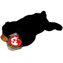 TY Beanie Baby Blackie The Black Bear