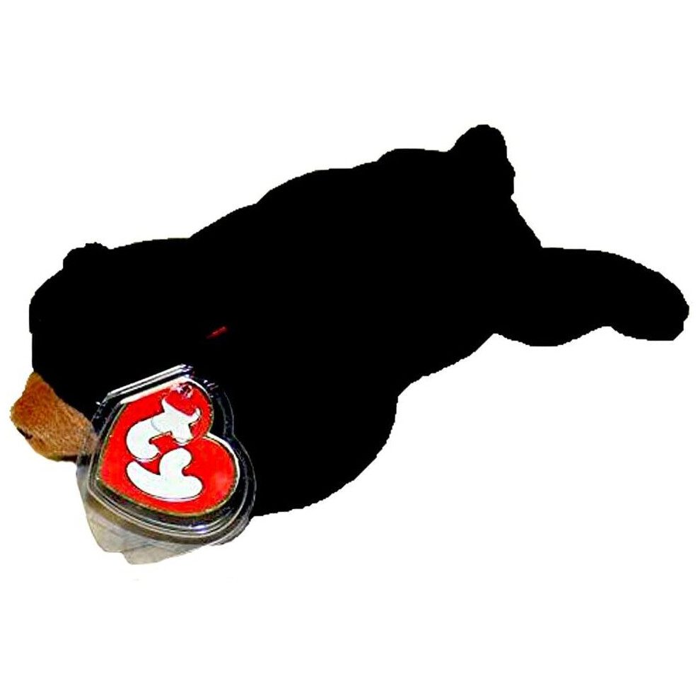 TY Beanie Baby Blackie The Black Bear