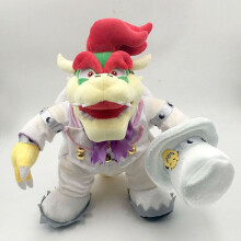 Super Mario Odyssey König Bowser Hochzeit Kostüm Plüschtier Stofftier 14"