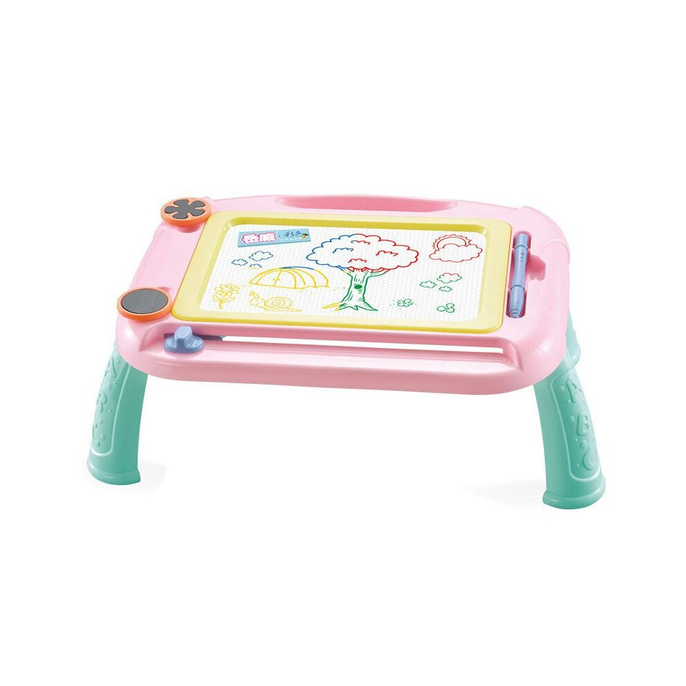 (Pink) Kids Magnetic Drawing Board Large Magna Doodle Erasable Pad Toddler Toys Gift