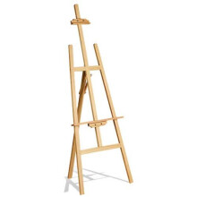 Pine Wood 150cm/ 59Inch Tall Adjustable Durable Art Artist Sketch Drawing Stand Display Painting Easel for Kid and Adults-Painting Display Exhibition