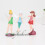 Disney Tinker Bell νεράιδες πριγκίπισσα 7pcs Doll Toy Model Set 4 "Σχήμα δώρο 4