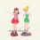 Disney Tinker Bell νεράιδες πριγκίπισσα 7pcs Doll Toy Model Set 4 "Σχήμα δώρο 6
