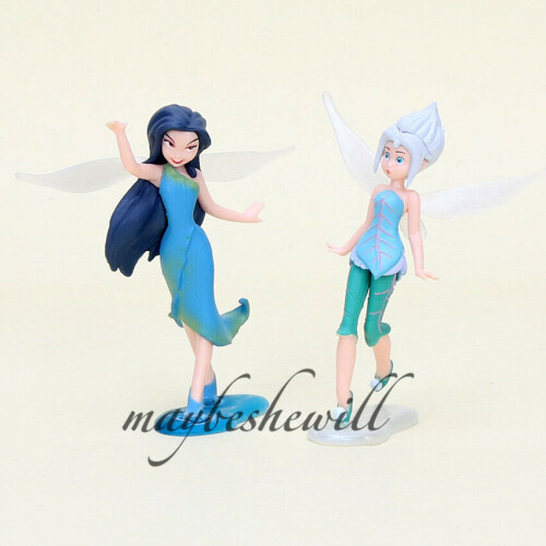 Disney Tinker Bell νεράιδες πριγκίπισσα 7pcs Doll Toy Model Set 4 "Σχήμα δώρο 1