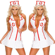 Sexy Lady Nurse Outfit Fancy Costume Cosplay Bikini Underwear Lingerie Set