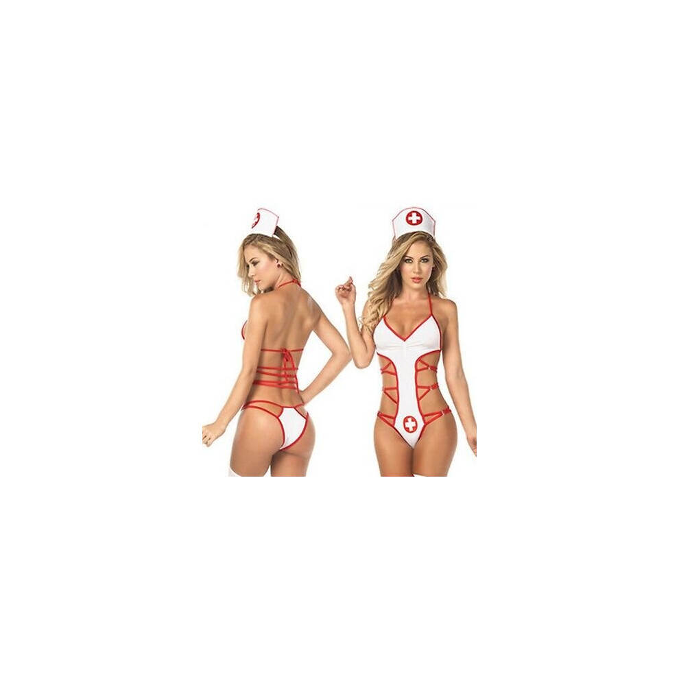 Special Womens Sexy Lingerie Nurse Costume Doctor Uniform Outfit Fancy Dress Set Role Cosplay