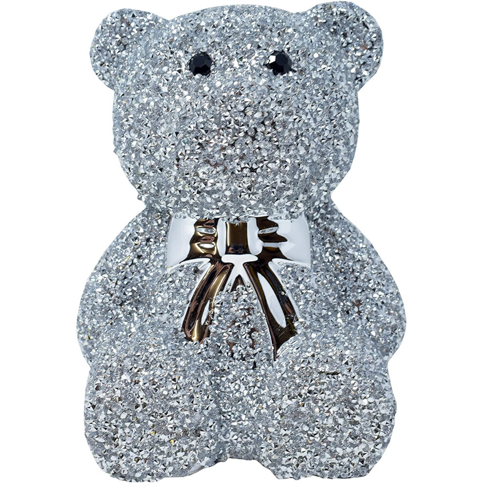 Crystal Shiny Teddy Bear Sparkle Ornament Bling Crushed Diamond Gift