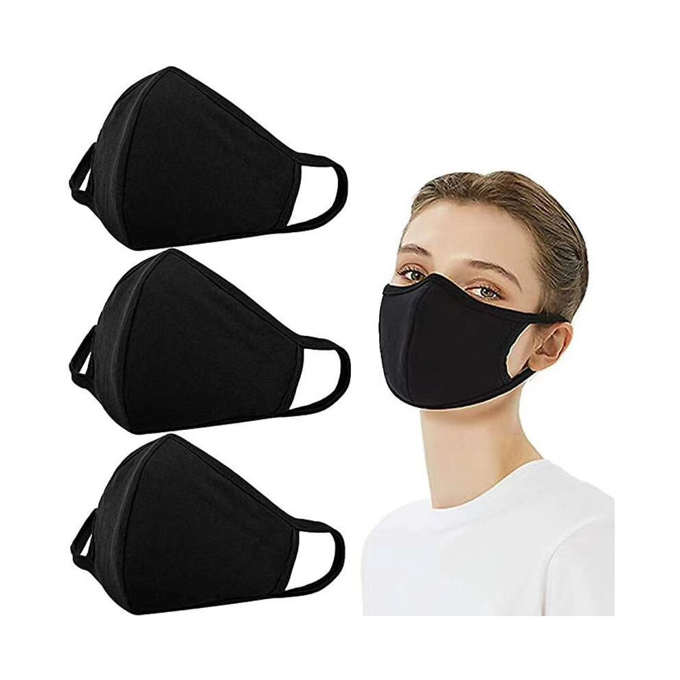 10 PCS Cotton Face Mask Cover Bandana Balaclavas, 3-Layer Reusable