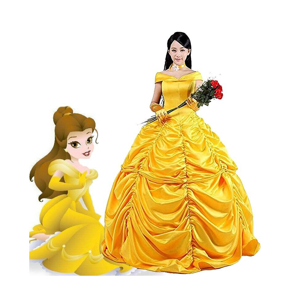 Womens Belle Cosplay Costume XXL Gown on sale Ballgown