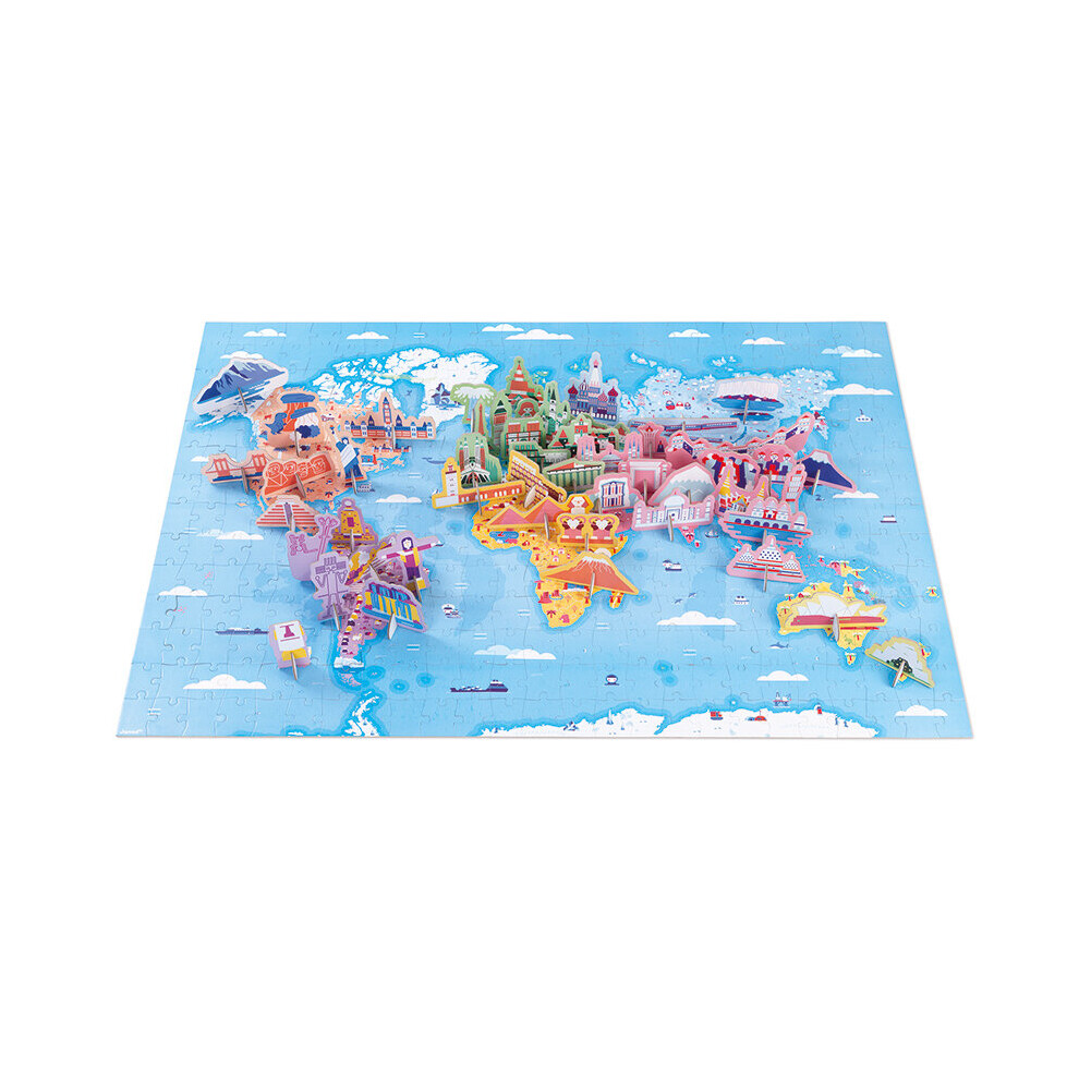Janod Educational Puzzle World Curiosities Educational Game 7-12Y