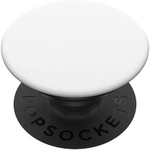 (White) PopSockets PopGrip Basic Expanding Stand and Grip for Smartphones (Not Swappable)