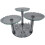 CRYSTALLIZED Kitchen Tea Coffee Sugar Cannister Stand Organiser 1