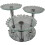 CRYSTALLIZED Kitchen Tea Coffee Sugar Cannister Stand Organiser 2