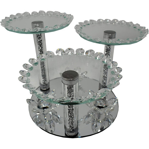 CRYSTALLIZED Kitchen Tea Coffee Sugar Cannister Stand Organiser 1