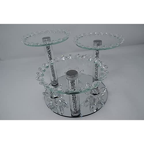 CRYSTALLIZED Kitchen Tea Coffee Sugar Cannister Stand Organiser 2