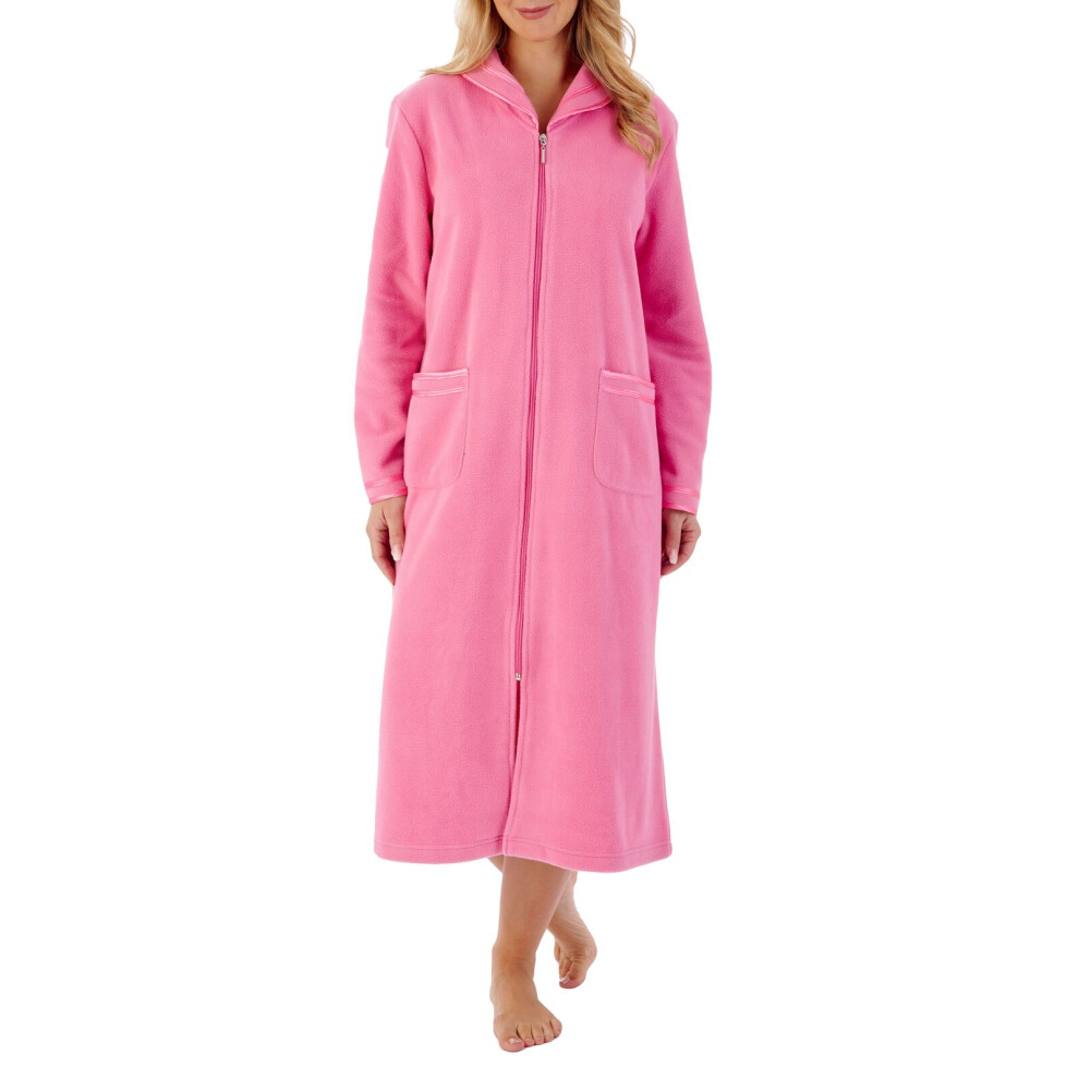 (Pink, Small) Slenderella HC6322 Women's Pink Dressing Gown