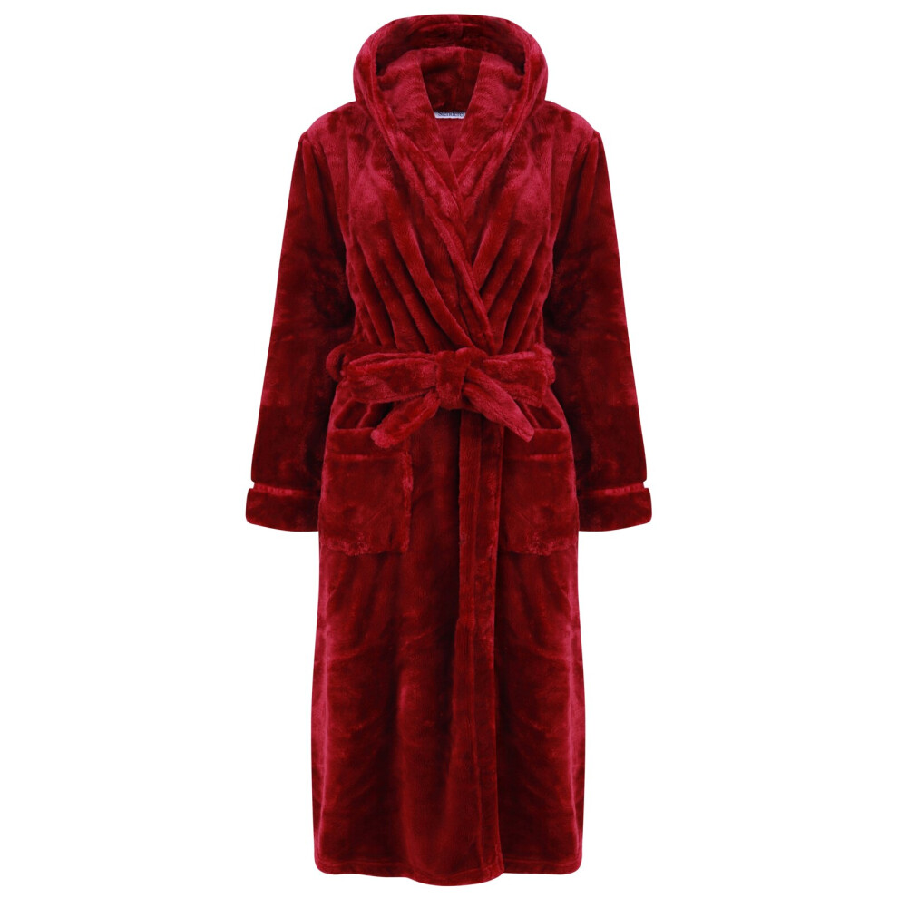 (Raspberry, Small) Slenderella HC4341 Women's Dressing Gown