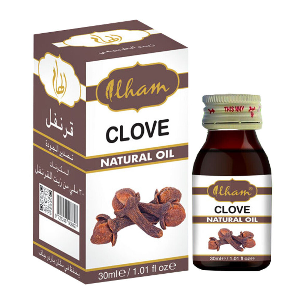 Discover Tranquility with Alham Clove Natural Oil - Relieves Stress and Nausea, 30ml of Calming Comfort30ml