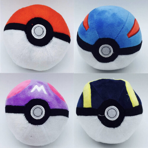 Pokemon Poke Ball Master Ball Plush Toy Doll on OnBuy