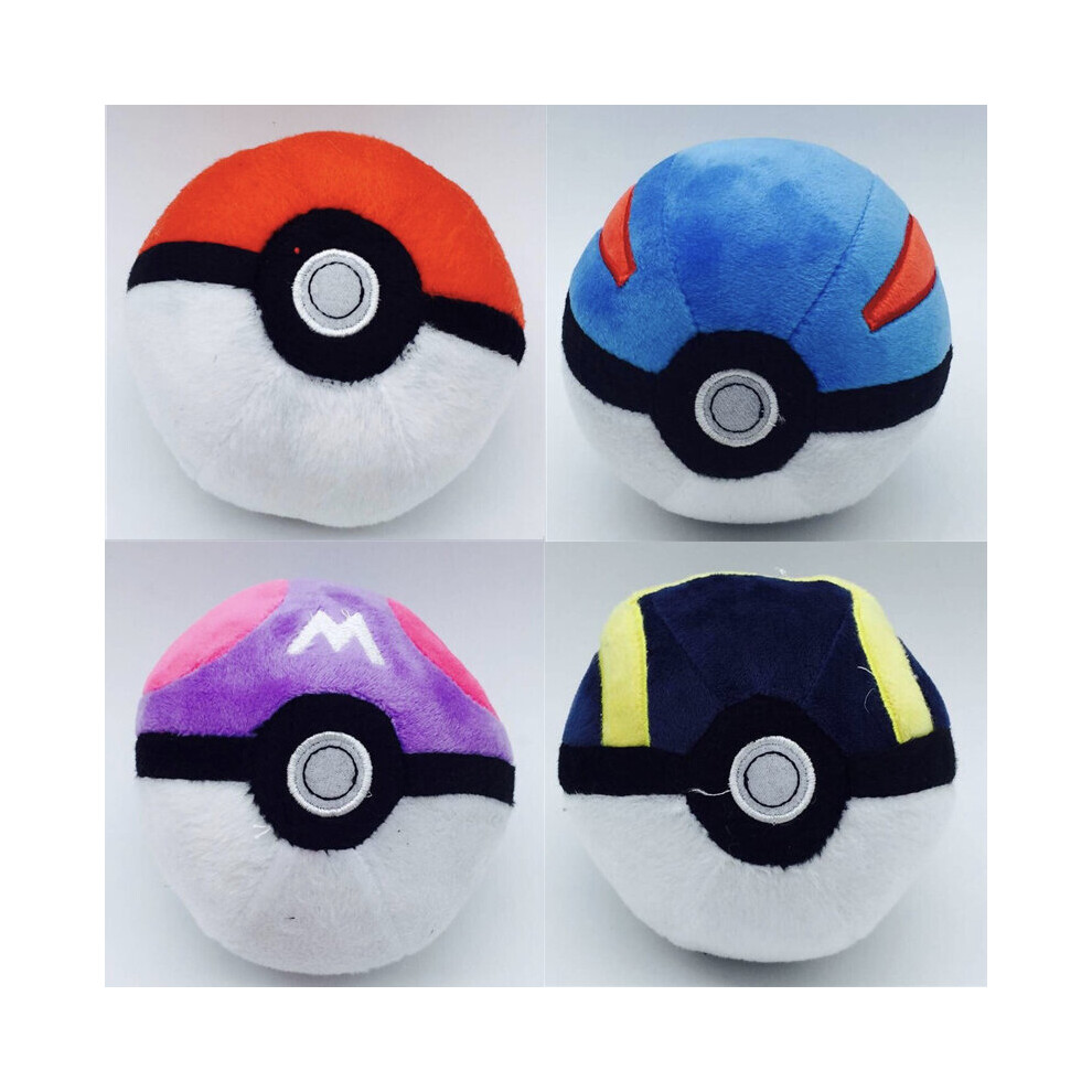 Pokemon Poke Ball Master Ball Plush Toy Doll on OnBuy