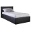 (Black) Kosy Koala 3FT Single Side Leather Ottoman Bed 3