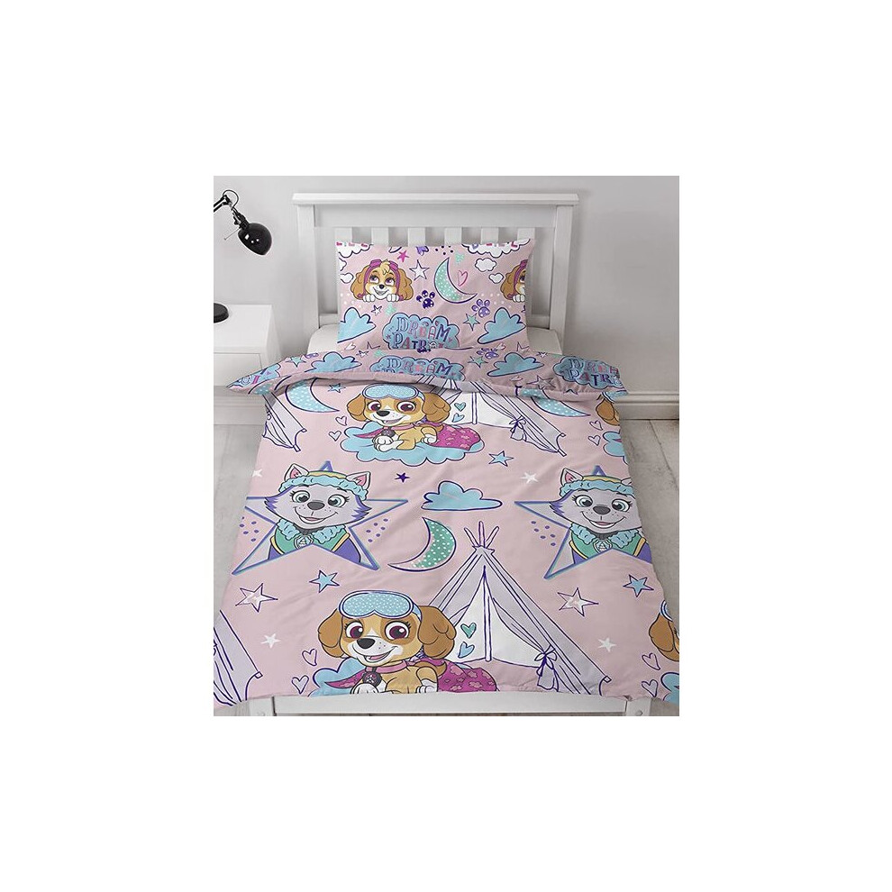 Paw Patrol, Sleepover Rotary Bedding, Single Duvet Set.