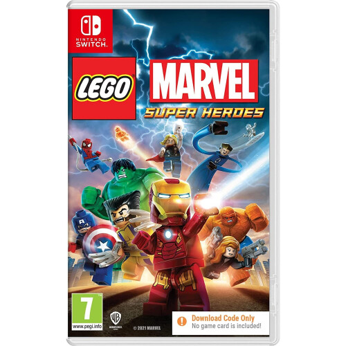 Warner Bros Lego Marvel Super Heroes (CODE IN A BOX) (Switch)