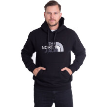 (TNF Drew Peak Embroidery Overhead Hoodie [Black,L]) The North Face Mens Hoodie
