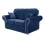 RD Furniture Oakland 2 Seater Sofa Plush Velvet Blue 2