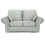 RD Furniture Oakland 2 Seater Sofa Plush Velvet Silver Grey 1