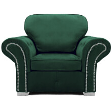 Oakland Armchair Plush Velvet Green