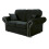 RD Furniture Oakland 2 Seater Sofa Plush Velvet Black 2