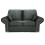 RD Furniture Oakland 2 Seater Sofa Plush Velvet Cosmic Grey 1