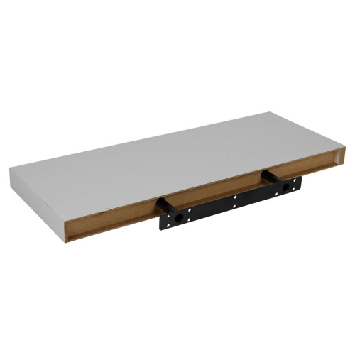 URBN Living (80x23.5cm, 2) White Floating Wooden Wall Shelves Display Unit 1