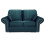 RD Furniture Oakland 2 Seater Sofa Plush Velvet Teal 1