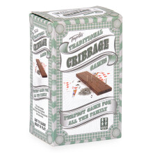 Toyrific Cribbage - Portable Mini Card Game with Folding Wood Board, 2-4 Players, Includes Deck & Pegs (TY4412)