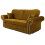 RD Furniture Oakland 3 Seater Sofa Plush Velvet Gold 2