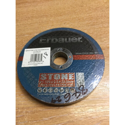 Erbauer ERBAUER STONE CUTTING 125 X 2.5 X 22 BORE