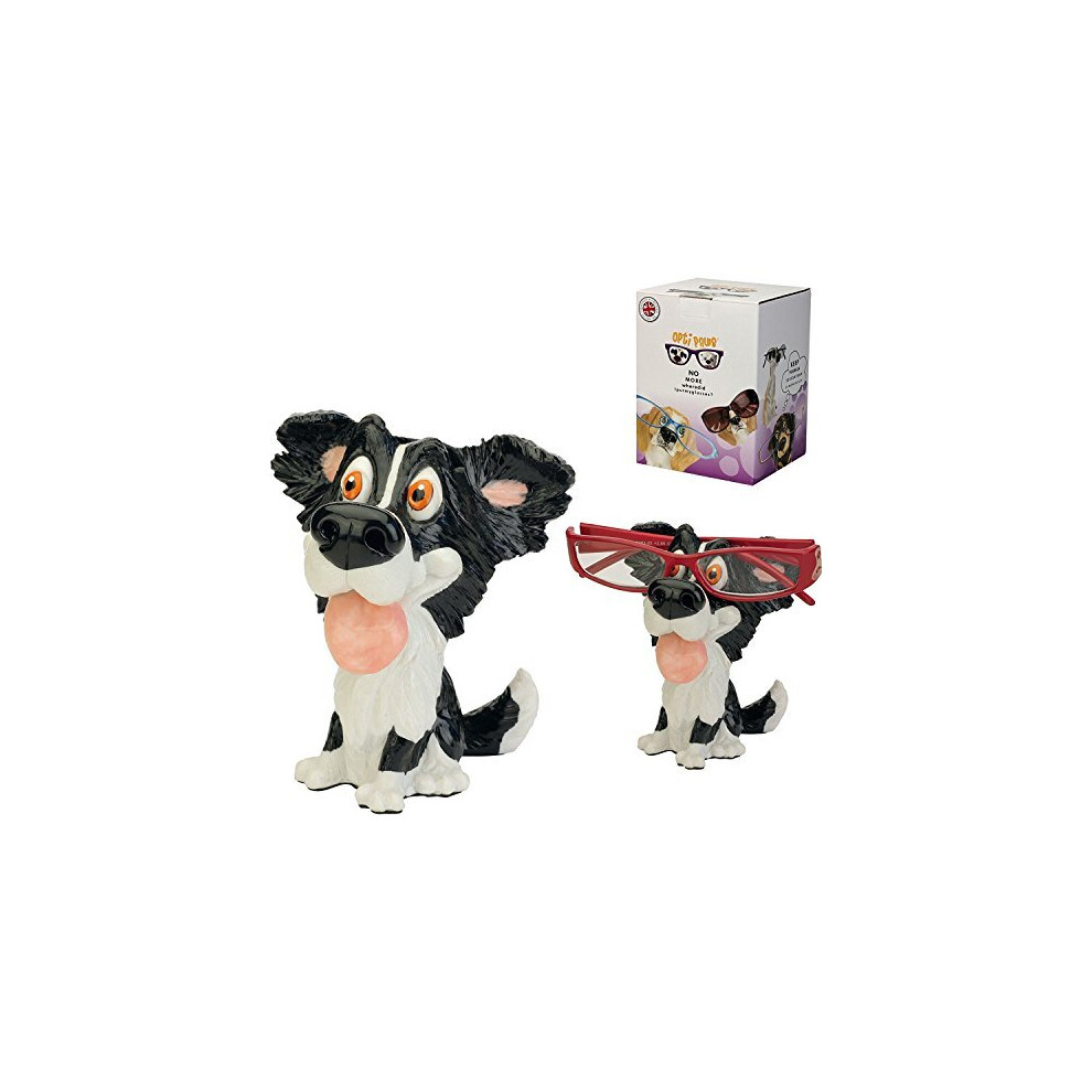 Arora Design Arora Border Collie Dog 8014-Optipaws Glasses Holder By Little Paws, Multicolour, One Size