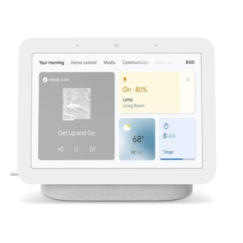 Google Google Nest Hub (2nd Generaton) Audio Smart Voice Assistant Speaker - Chalk