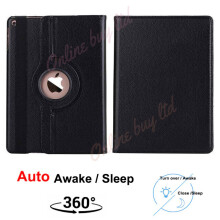(iPad 10.2 (2021) 9th Gen, Black) For Apple iPad 10.2 inch 9th, 8th, 7th Generation 2020, 2019 Leather 360 Rotating Smart Stand Case Cover For New iPad 2021