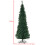 Costway 7FT Artificial Christmas Tree Xmas Decoration Tree Slim for Small Room 3