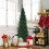 Costway 7FT Artificial Christmas Tree Xmas Decoration Tree Slim for Small Room 2
