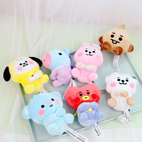 KPOP BTS BT21 Seated Doll 20cm Baby Plush Toy TATA COOKY CHIMMY KOYA SHOOKY  MANG