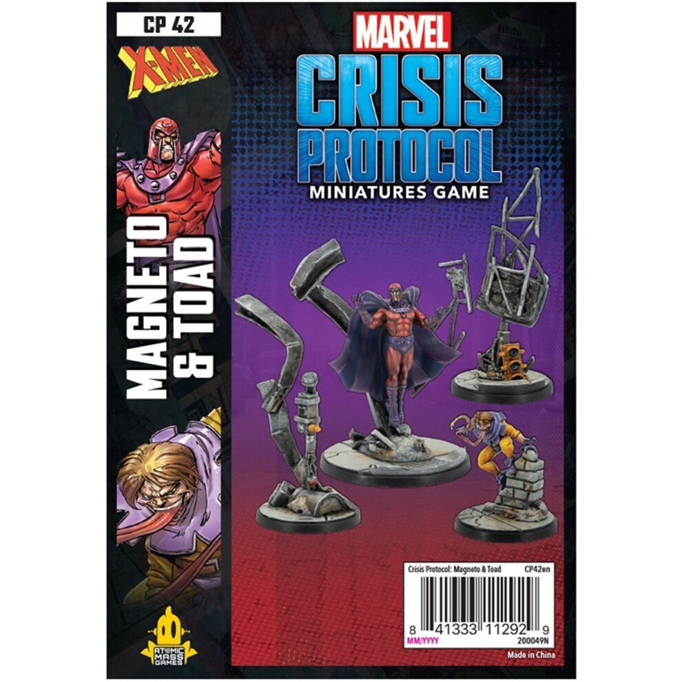 Marvel Crisis Protocol Miniatures Game - Magneto and Toad