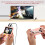 (Blue without handle) Handheld Retro Video Game Console Built-in 500 Classic Game Kids Gift 5