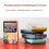 (Blue without handle) Handheld Retro Video Game Console Built-in 500 Classic Game Kids Gift 9